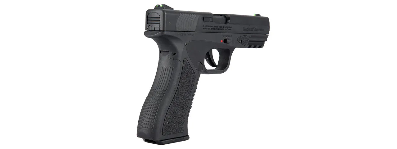 Lancer Tactical Defender LTX-3 CO2 Half-Blowback Airsoft Pistol (Black)