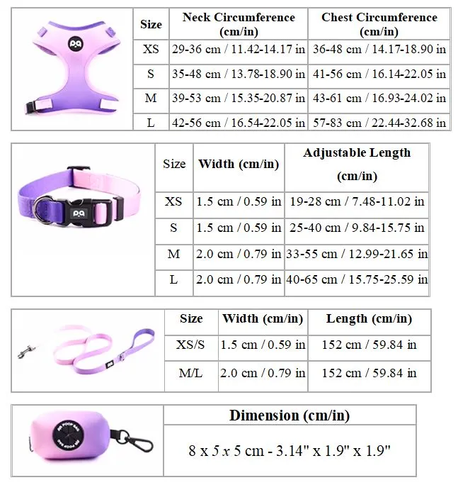 LeashLab Adjustable Frenchie Harness and Leash Set
