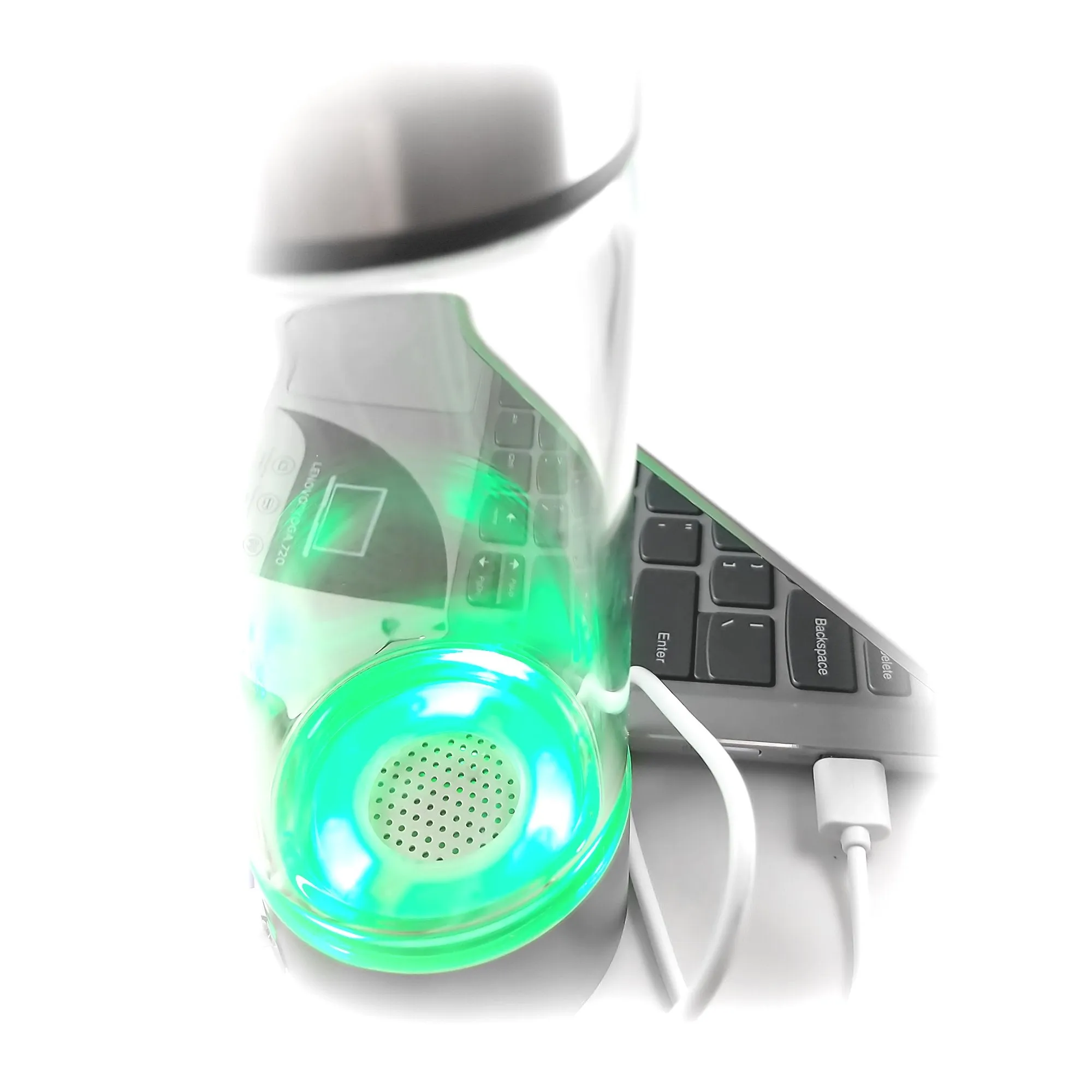 LevelUpWay - Glass Hydrogen Generator Water Bottle SPE PEM Technology Water Ionizer