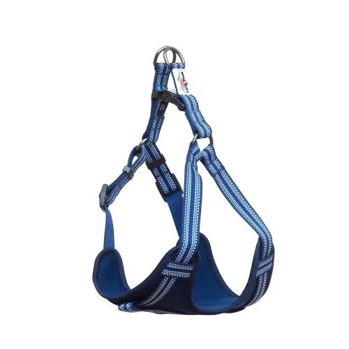 Long Paws Comfort Collection Harness Navy Blue Medium 42-65cm