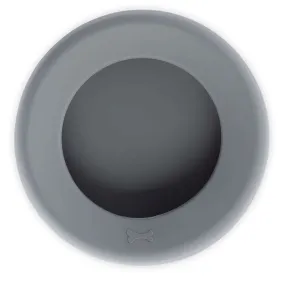 Messy Mutts No Spill Travel Bowl - Grey