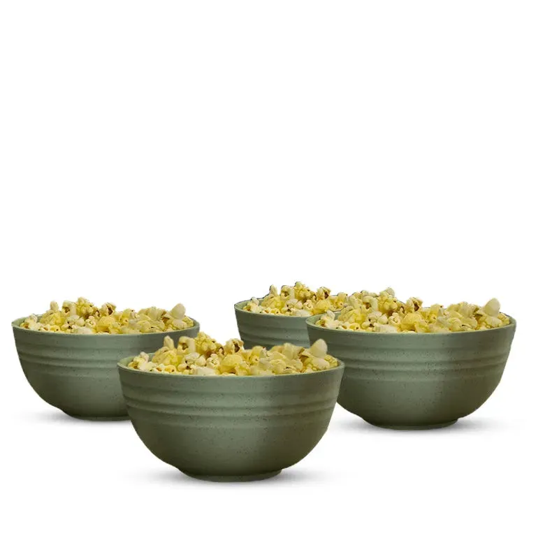 Mint Green Wheat Straw Dip Bowls | Set of 4