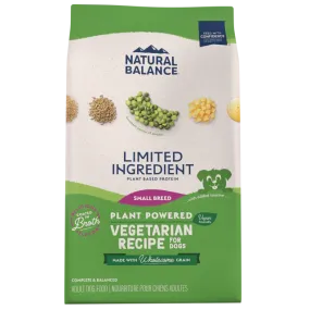 Natural Balance Limited Ingredient Vegetarian Small Breed Recipe Dry Dog Food