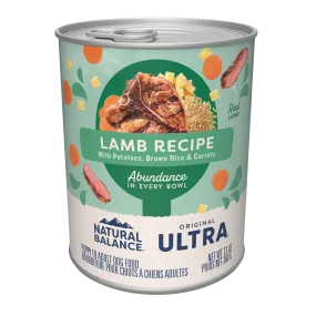 Natural Balance Original Ultra Premium Lamb, Wet Dog Food, 13-oz Case of 12