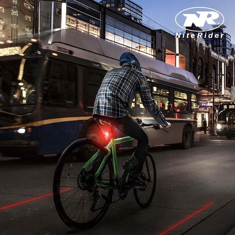 NiteRider Sentinel 250 Rechargeable Bike Taillight with Laser Lanes
