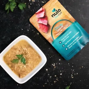 Nulo Freestyle Grain-Free Chunky Tuna Broth Recipe Cat Food Topper, 2.8oz