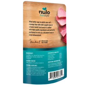 Nulo Freestyle Grain-Free Chunky Tuna Broth Recipe Cat Food Topper, 2.8oz