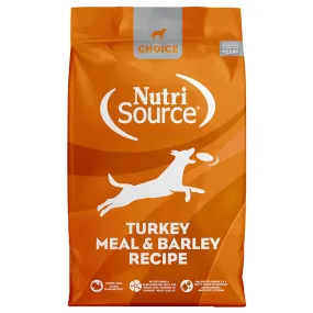 Nutrisource Choice Turkey Meal & Barley Recipe Dry Dog Food 5lb