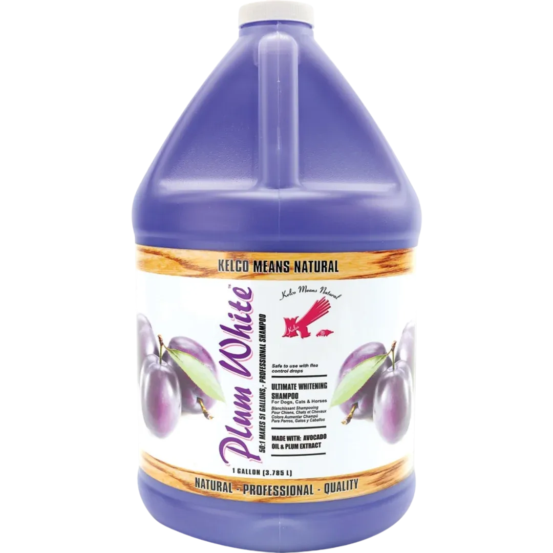 Plum White Shampoo Gallon by Kelco