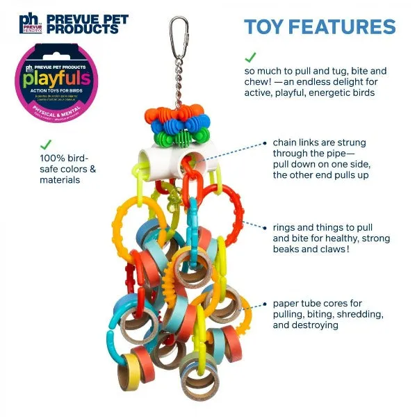 Prevue Pet Products Loops 'n Rings Bird Toy