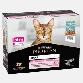 PRO PLAN Cat 1  Delicate Digestion with Ocean Fish in Gravy Wet Food (10 x 85g)