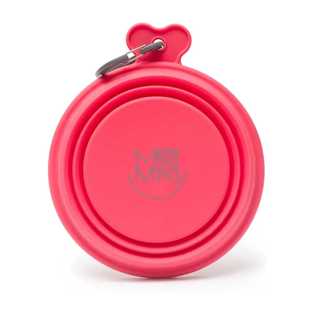 Red Silicone Collapsible Bowl