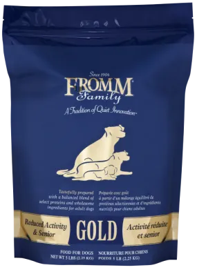 Reduced Activity & Senior Gold Dog Food - 5lb