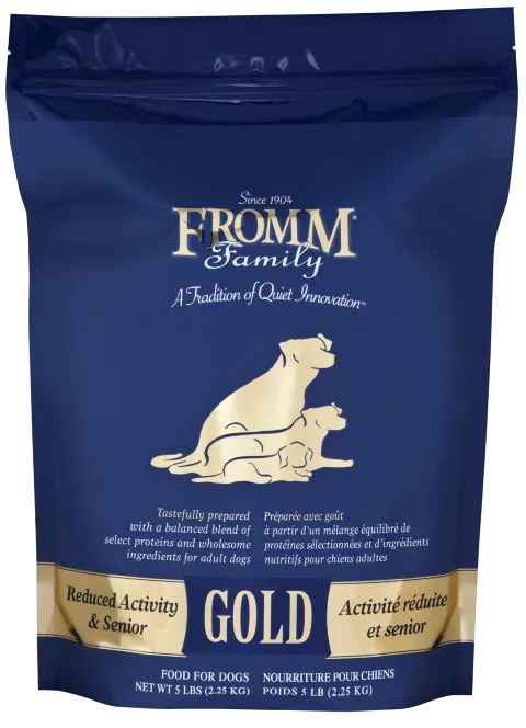 Reduced Activity & Senior Gold Dog Food - 5lb