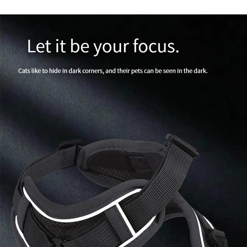 Reflective Breathable Dog Harness for Large Breeds