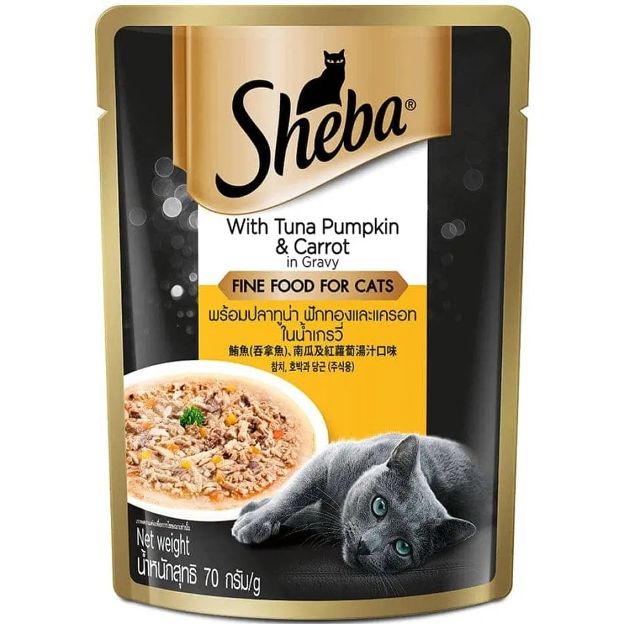 Sheba Tuna Pumpkin & Carrot in Gravy
