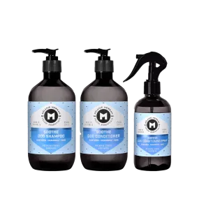 Soothe Shampoo 500ml, Conditioner 500ml, Spray 250ml by Melanie Newman