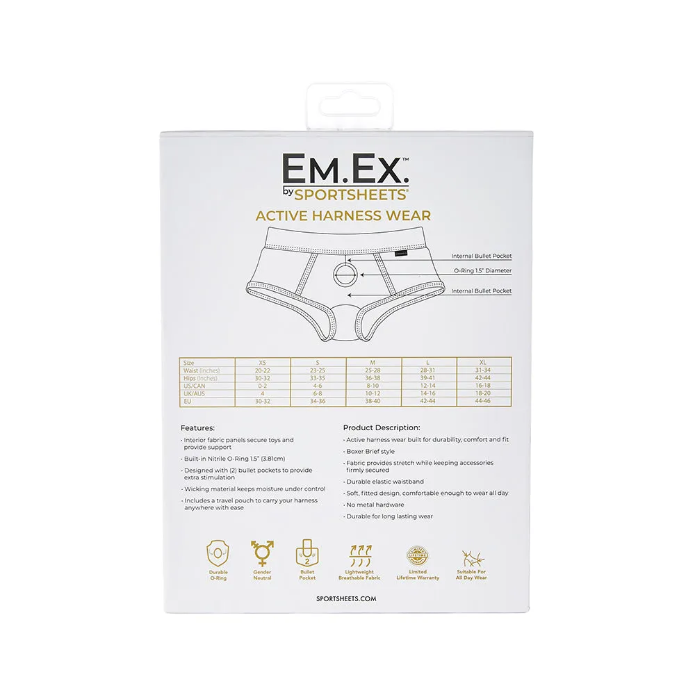 Sportsheets Em.Ex. Fit Harness Navy L