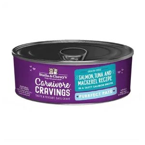 Stella & Chewy's Carnivore Cravings Pate Salmon, Tuna & Mackerel Recipe Cat Food