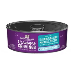 Stella & Chewy's Carnivore Cravings Pate Salmon, Tuna & Mackerel Recipe Cat Food