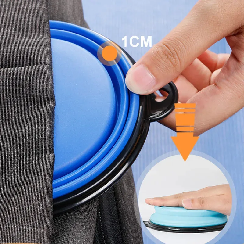 Travel Dog Bowl Large Collapsible Water Bowl for Dog