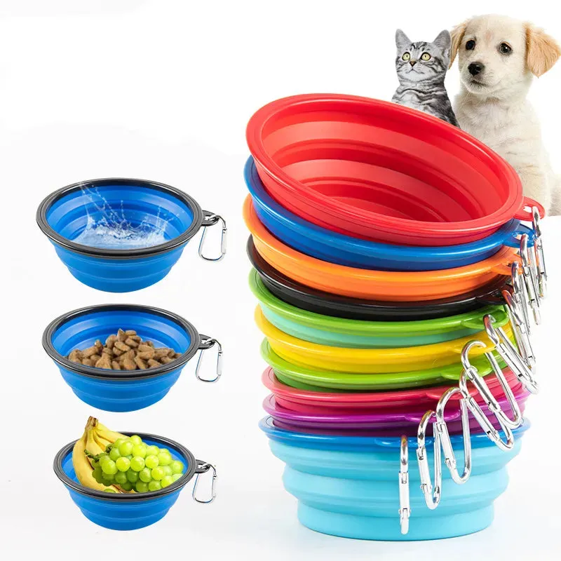 Travel Dog Bowl Large Collapsible Water Bowl for Dog