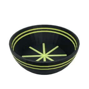 TRC - Unbreakable  Lather Bowl - Black & Yellow GLOW