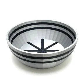 TRC - Unbreakable  Lather Bowl - Silver & Black