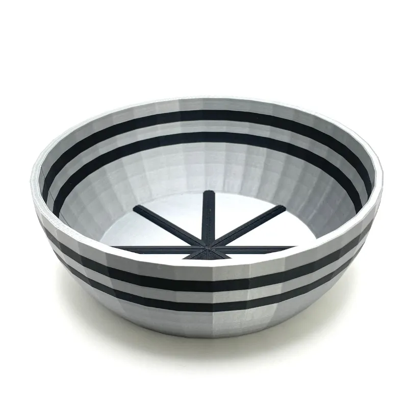 TRC - Unbreakable  Lather Bowl - Silver & Black