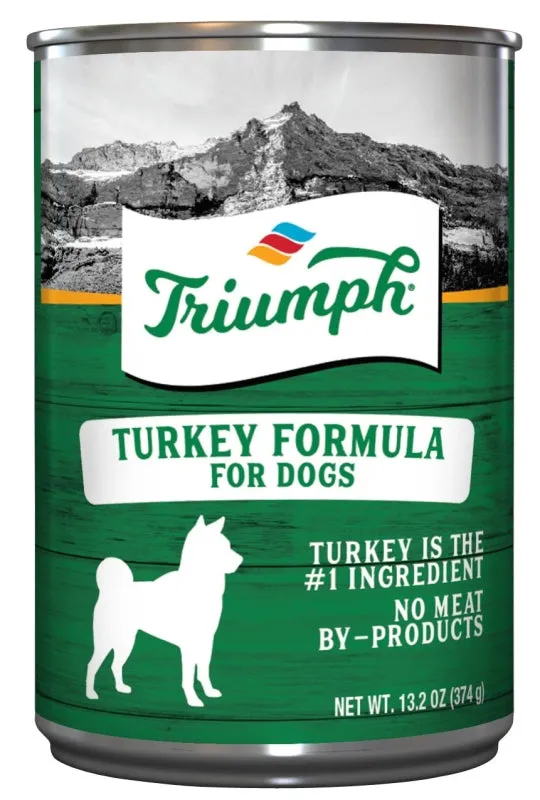 Triumph 6600201 Dog Food, Turkey Flavor, 14 oz Can :PK 12: QUANTITY: 1