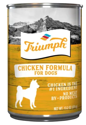 Triumph 6600391 Dog Food, Chicken Flavor, 14 oz Can :PK 12: QUANTITY: 1
