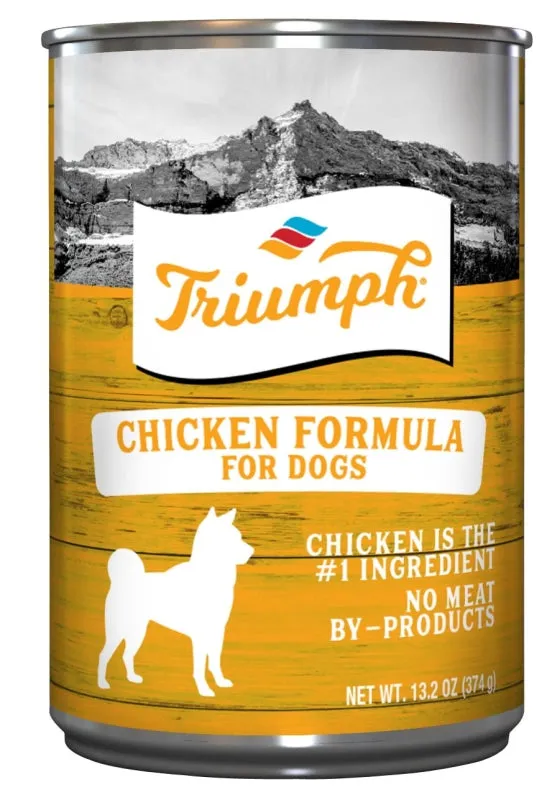 Triumph 6600391 Dog Food, Chicken Flavor, 14 oz Can :PK 12: QUANTITY: 1