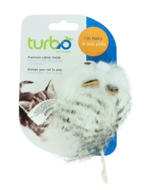 Turbo Random Fun Cat Toys, Hairy Monster, Cat 6.25"