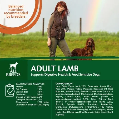 Wellness Core Lamb Adult Dry Dog Food 10kg   2kg Free