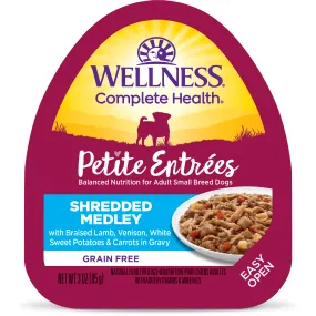 Wellness Petite Entrées Shredded Lamb & Venison Wet Dog Food
